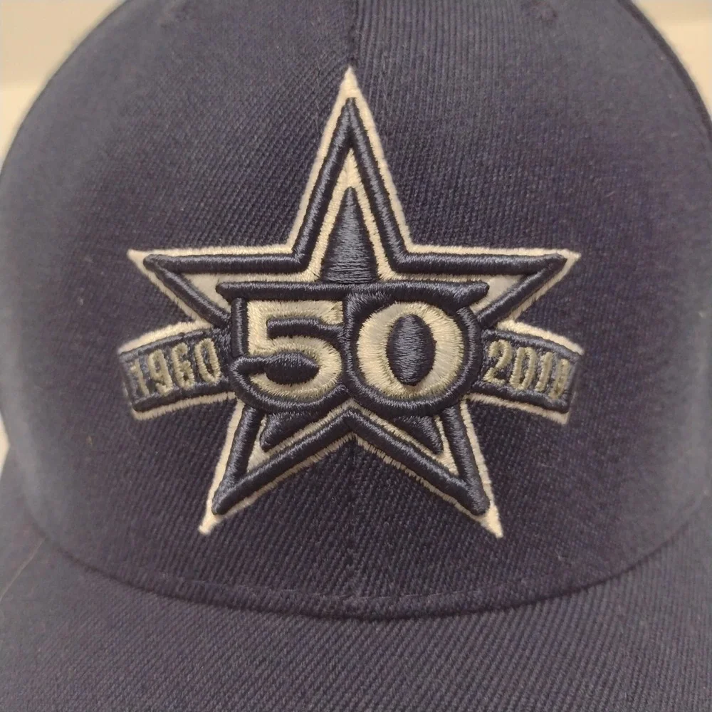 Dallas Cowboys Hat‎ Lot 2 Super Bowl XXX 1995 NFC Champs 50th Anniversary Reebok